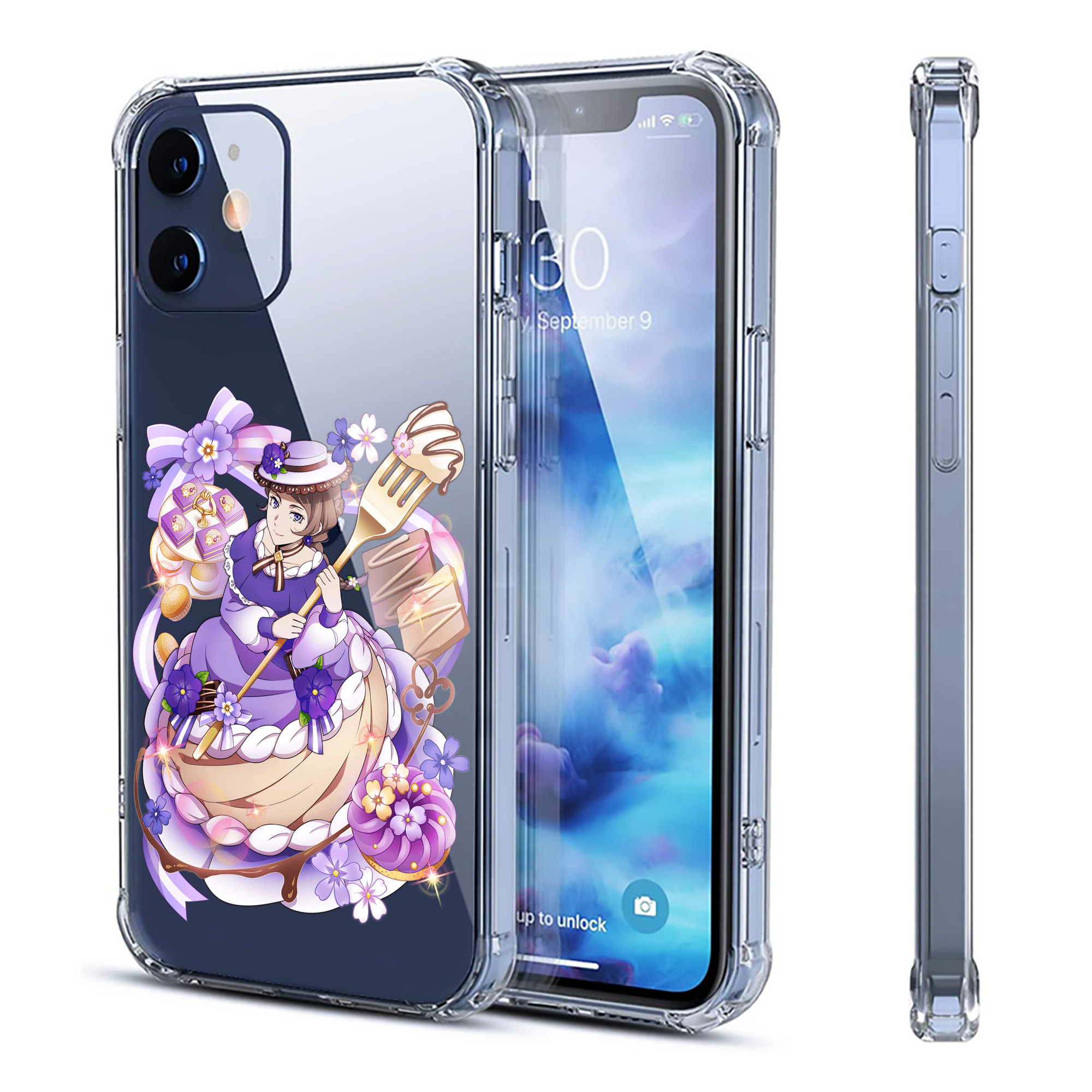 （画像用） 文豪ストレイドッグス Bungo Stray Dogs 【iPhone 12シリーズ対応】透明スマホケース（クリアソフトケース）